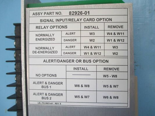 Bently Nevada 82926-01 3300 Series XDCR I/O Record Terminal Relay Module with Plug-and-Play and Industrial Durability