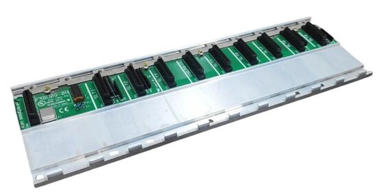 YOKOGAWA F3BU09-0NS1 9-Slot Unit PLC Base Module with 24VDC Power and Hot-Swapping Support